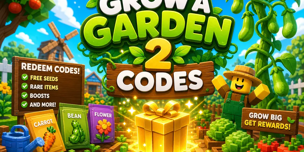 Grow a Garden 2 Codes (June 2026) — Free Seeds & Rewards