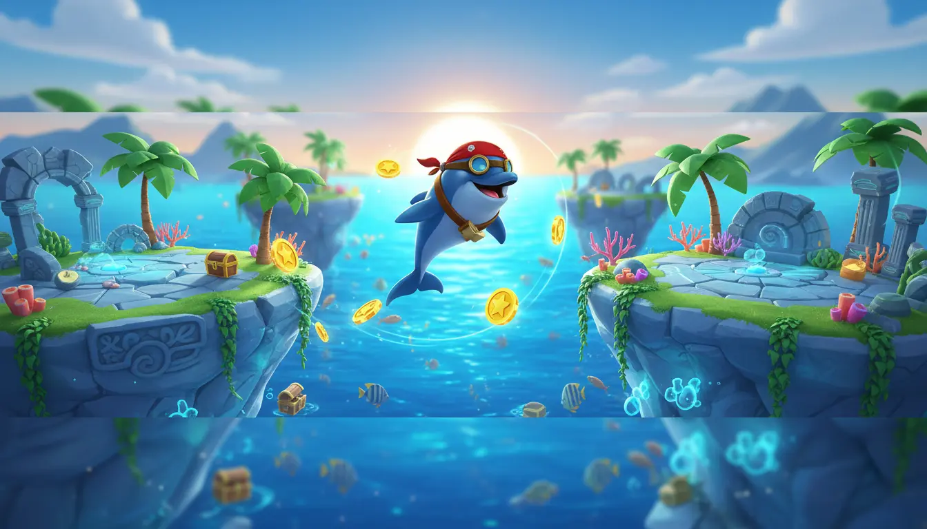 GamOcean 上可以立即开始游玩的 3D 平台冒险场景